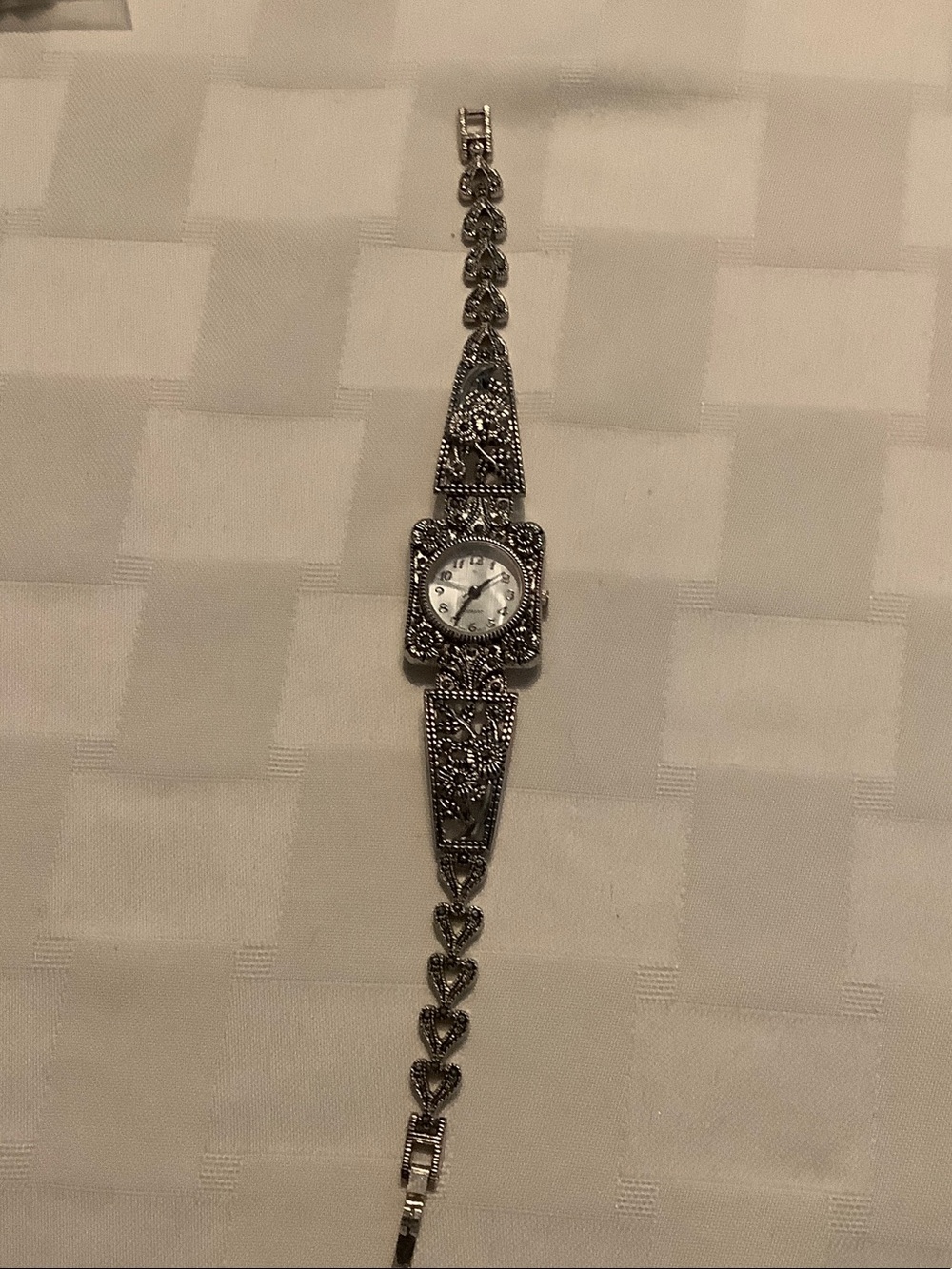 Avon Decorative Silver-Tone Filigree Women's Watch